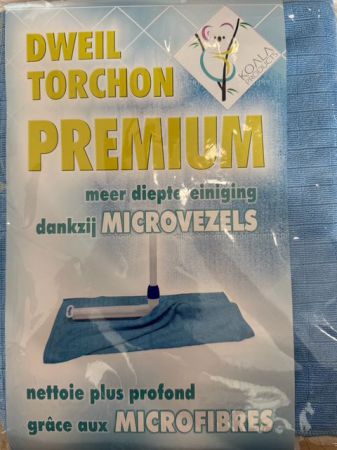 torchon koala bleu microfibre 