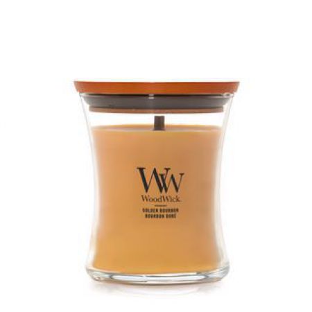 golden bourbon medium candle woodwick 