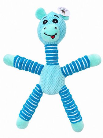 peluche girafe bleue pour chien